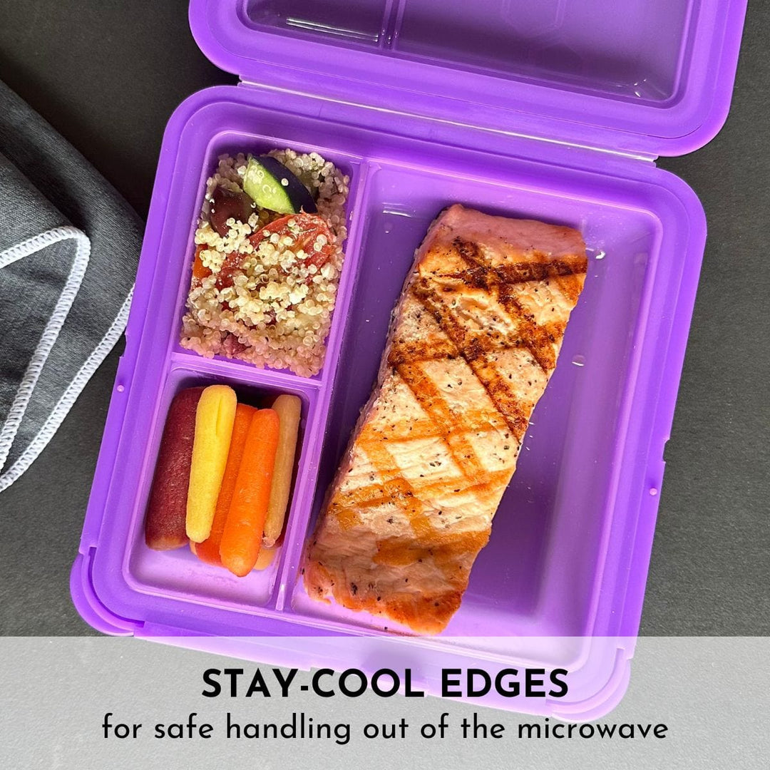 BPA-Free Silicone Bento Food Storage Container, 7"