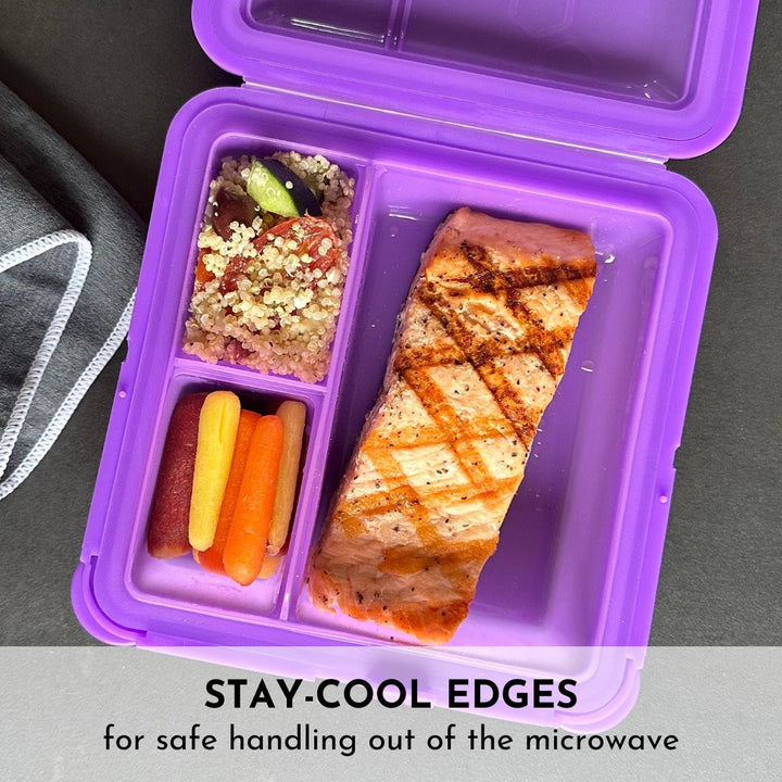 BPA-Free Silicone Bento Food Storage Container, 7"