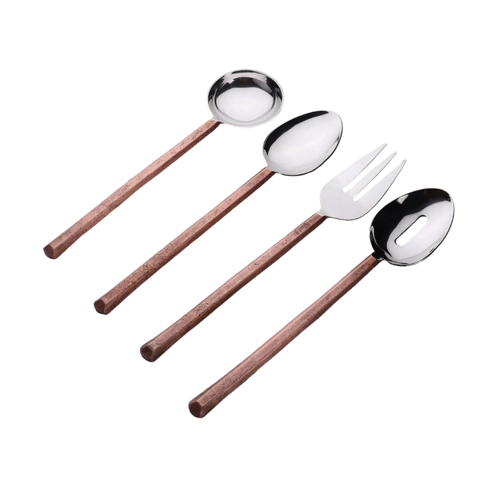 Steel Plateau Hostess Set of Four