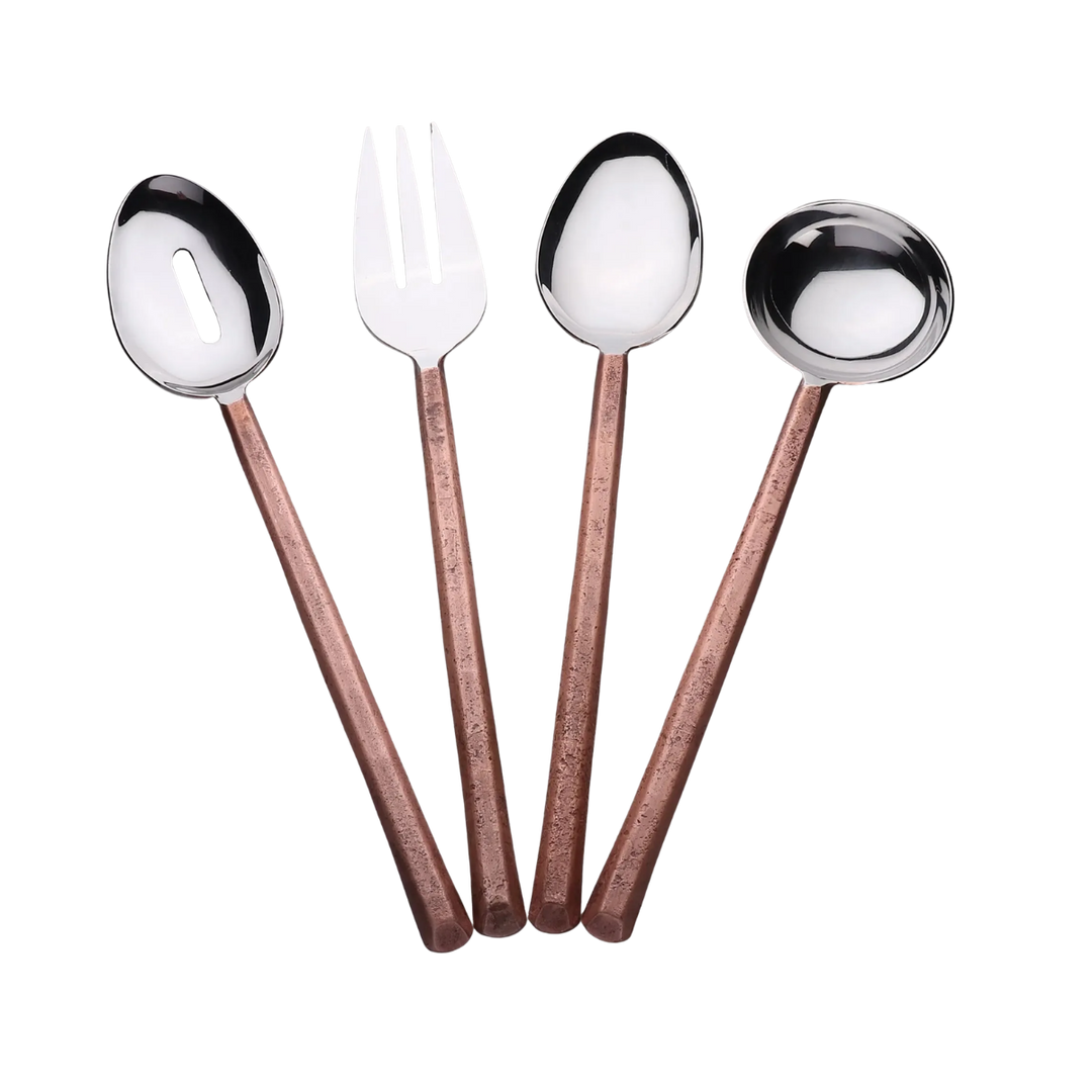 Steel Plateau Hostess Set of Four