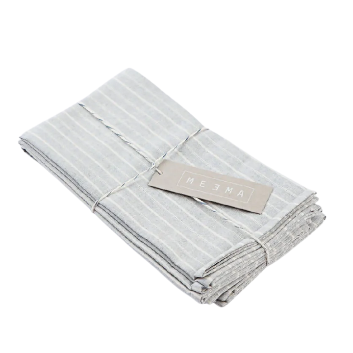 Striped Cotton Napkin Set of 4