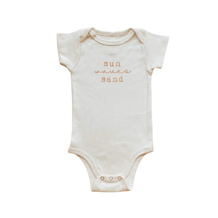 Sun Waves Clay Baby Bodysuit