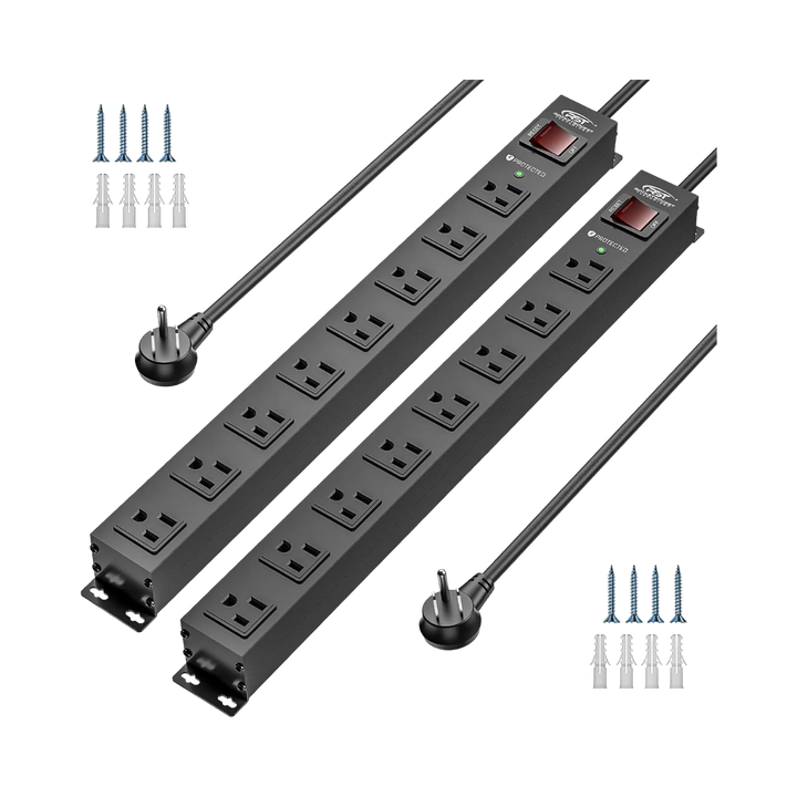 Surge Protection Power Strip Set