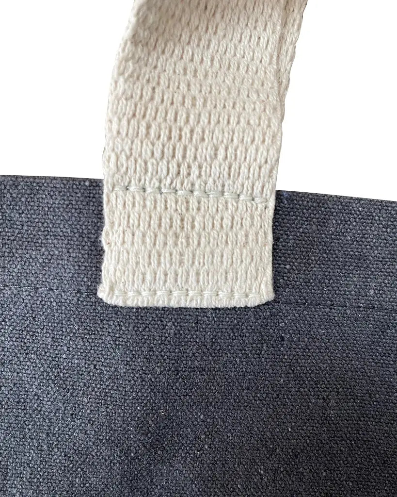 Recycled Canvas Tote Bag, Charcoal
