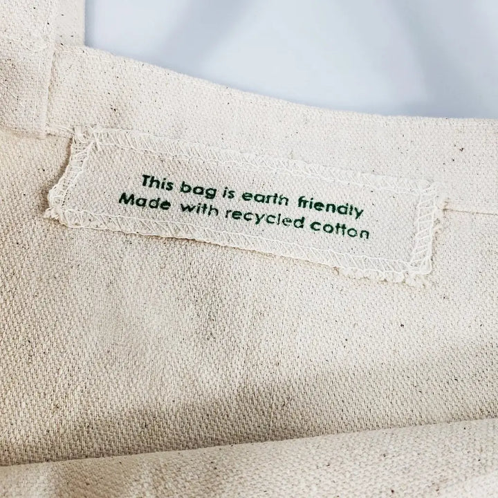 Recycled Cotton Multipurpose Tote Bag, Natural