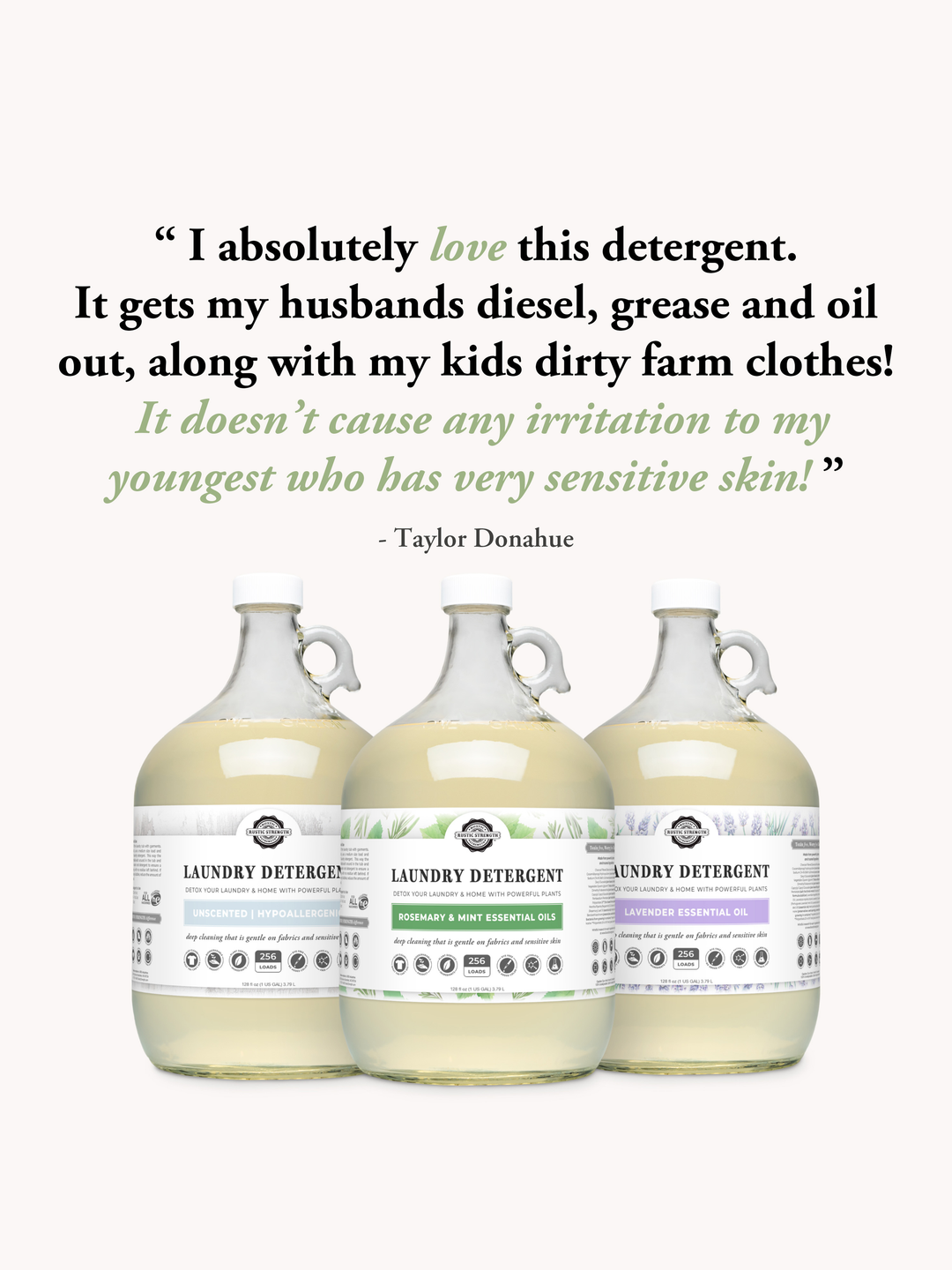 Biodegradable Concentrated Liquid Laundry Detergent