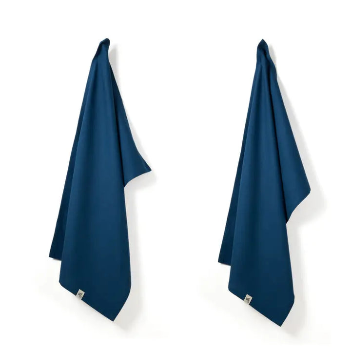 Organic Cotton Herringbone Kitchen Towels, 2 Ct.