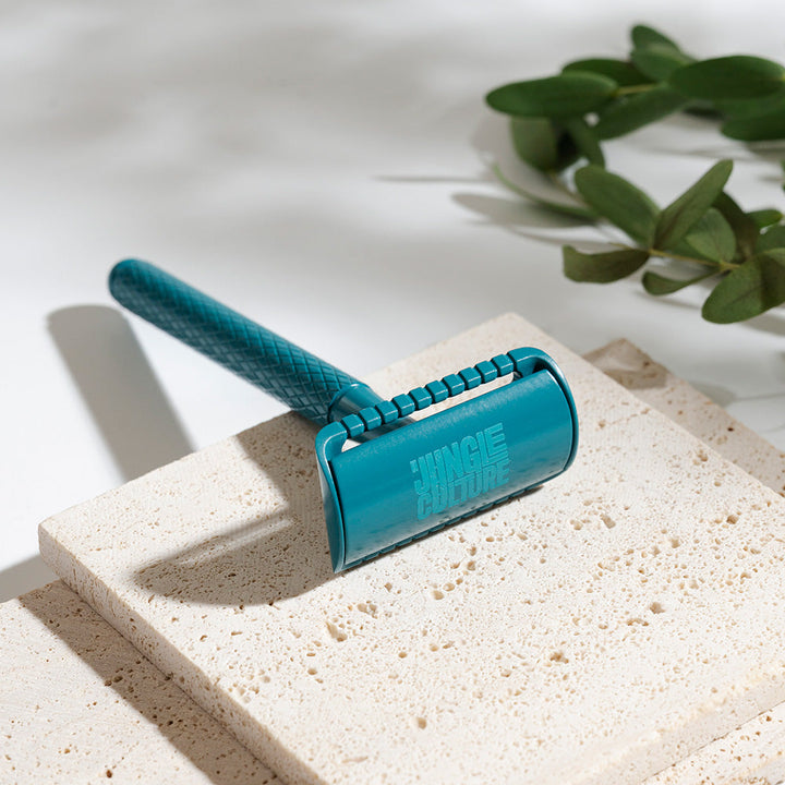 Reusable Metal Diamond Grip Safety Razor Set, 11 Ct.
