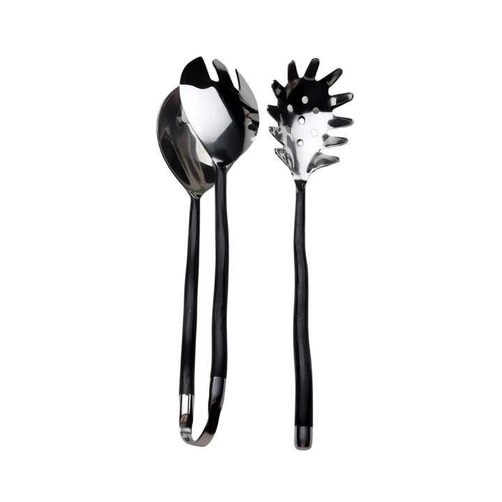 Tedpole Black Pasta Server Set