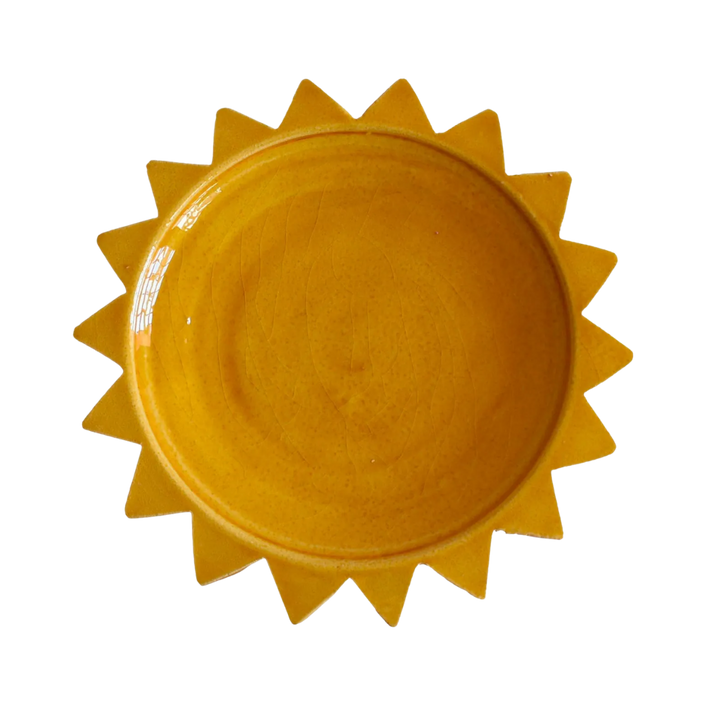 Terracotta Sun Ceramic Dinner Plate
