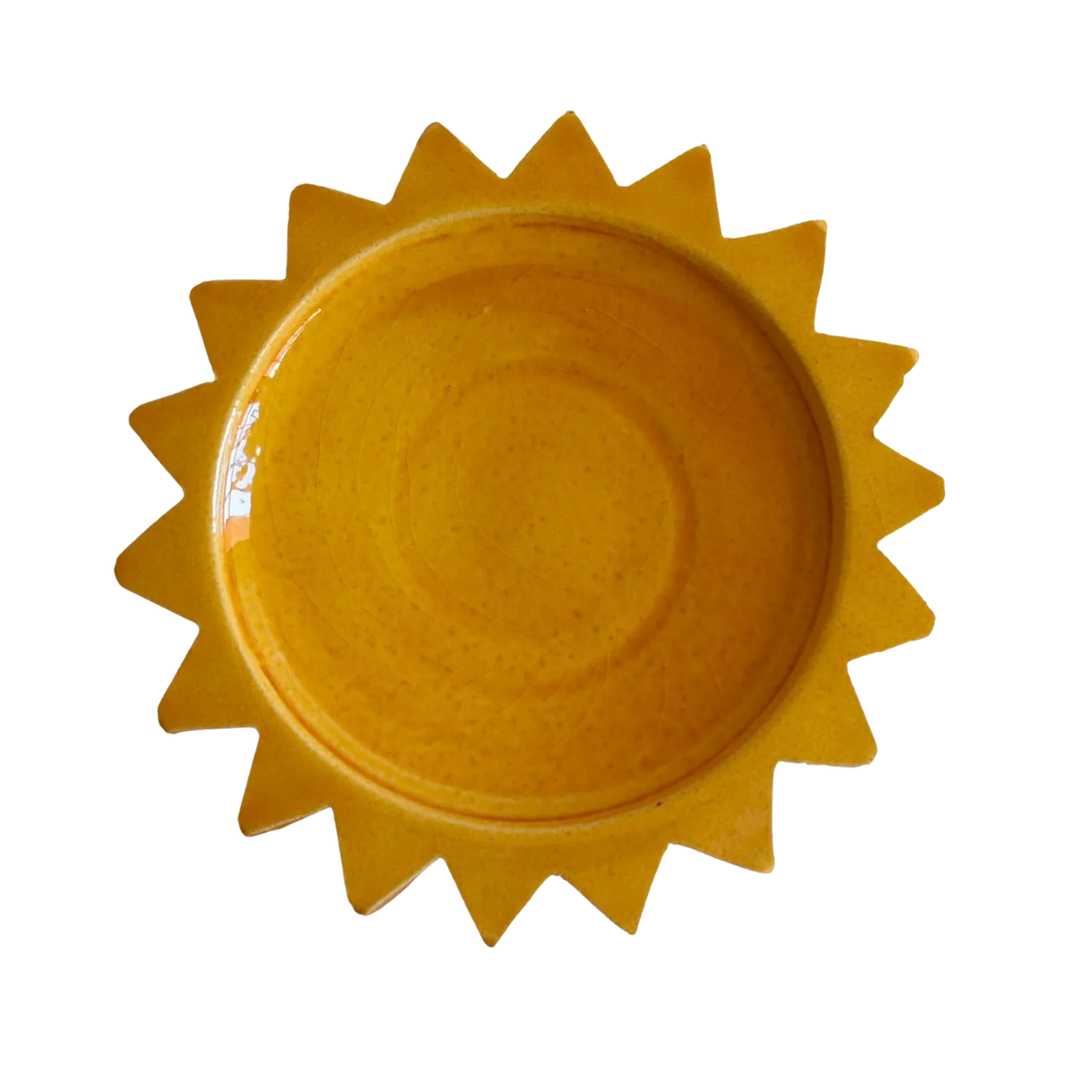 Terracotta Sun Ceramic Dinner Plate