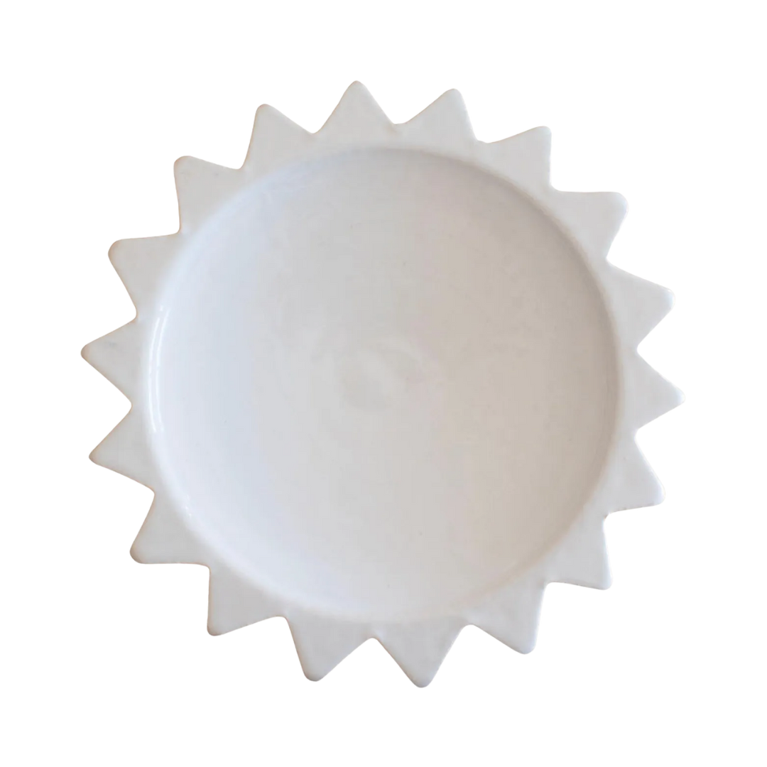 Terracotta Sun Ceramic Dinner Plate