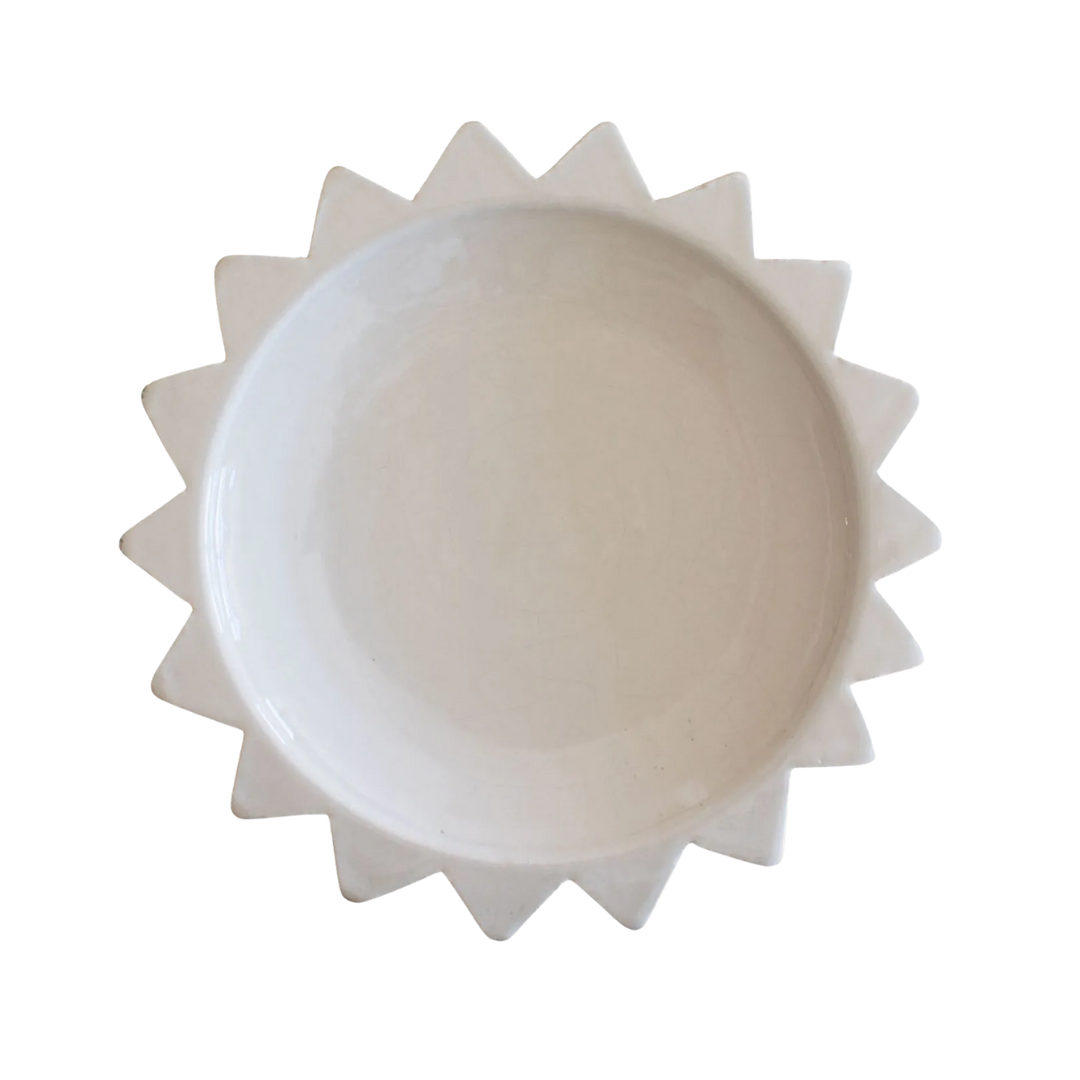 Terracotta Sun Ceramic Dinner Plate