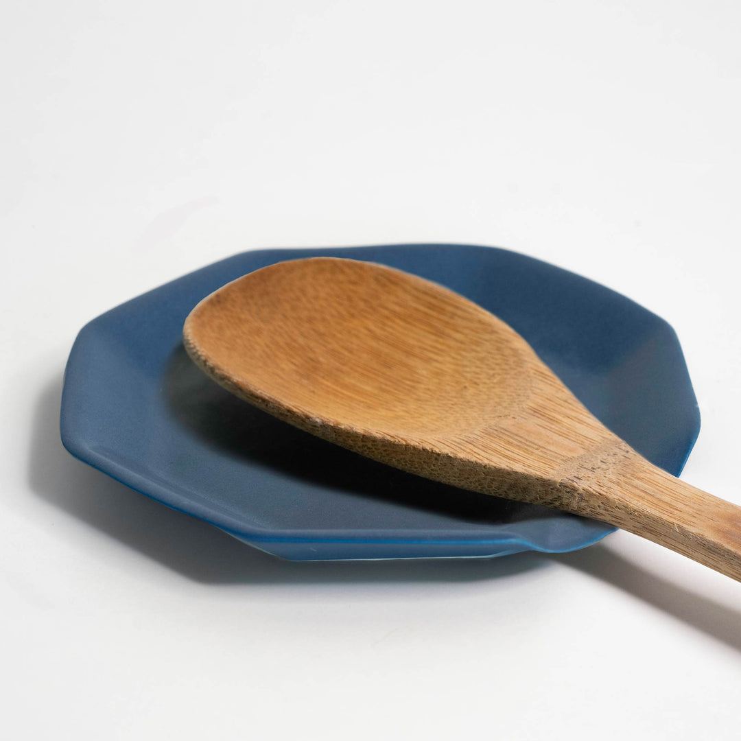 Handcrafted Porcelain Octagonal Spoon Rest