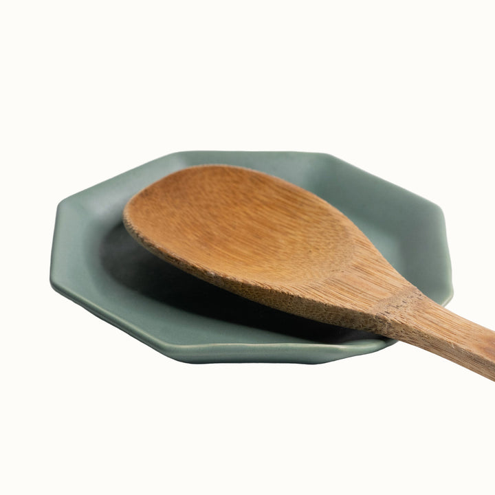 Handcrafted Porcelain Octagonal Spoon Rest