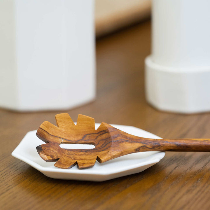 Handcrafted Porcelain Octagonal Spoon Rest