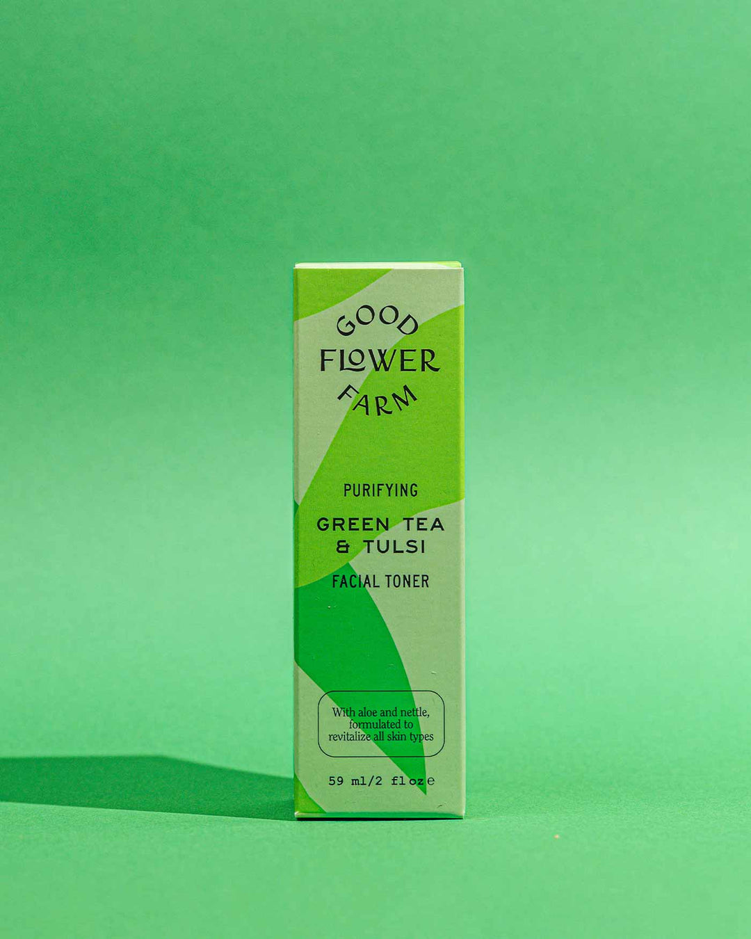 Organic Green Tea &amp; Tulsi Facial Toner, 2 oz.