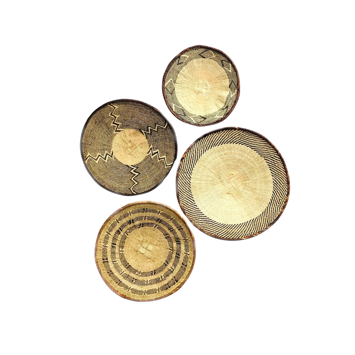 Tonga Handwoven Home Basket Set of 4