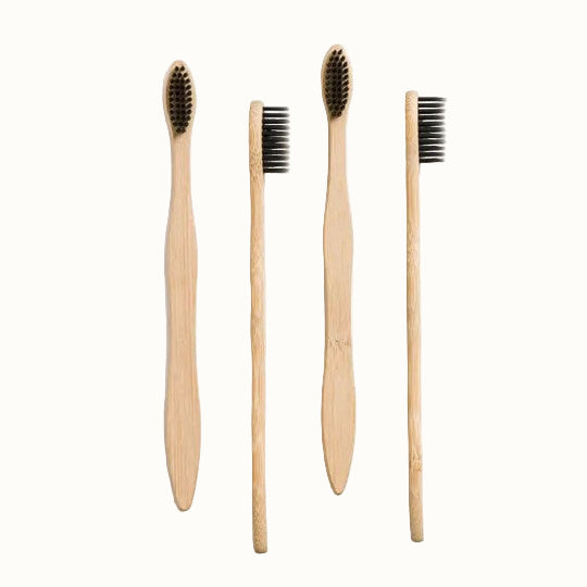 Biodegradable Bamboo Charcoal Bristle Toothbrush