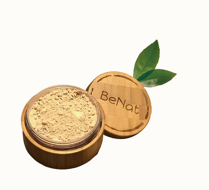 Handcrafted Translucent Loose Face Powder, Bamboo