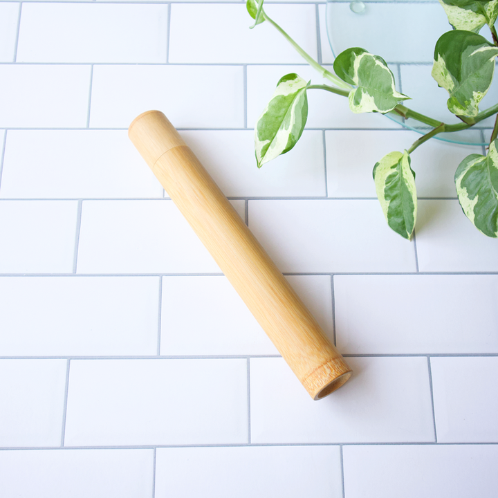 Plastic-Free Bamboo Travel Toothbrush Case