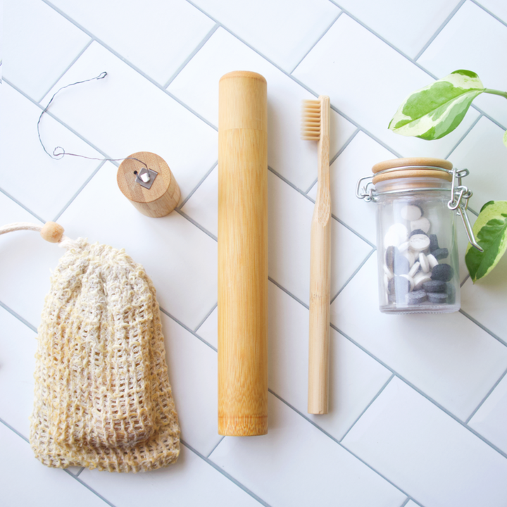 Plastic-Free Bamboo Travel Toothbrush Case