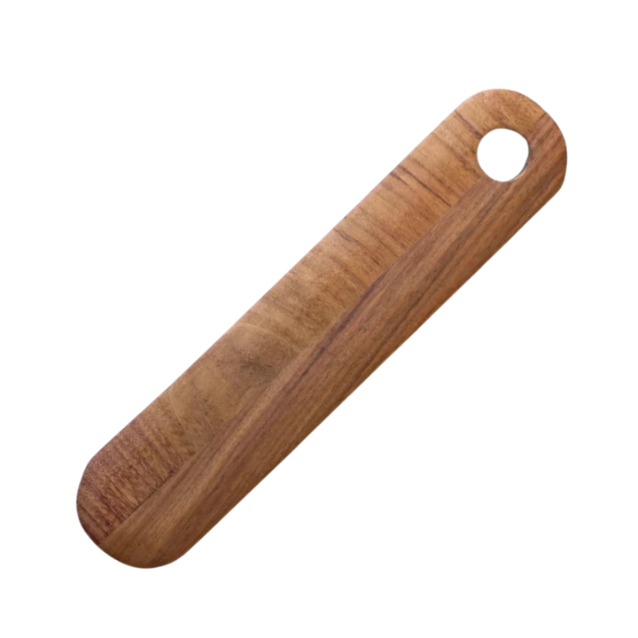 Tzul Long Hand-Carved Wood Serving Board