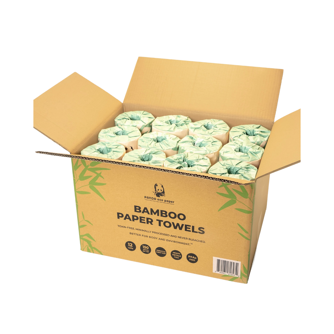 Unbleached Bamboo Paper Towels