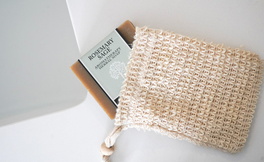 Handcrafted Wild-Crafted Ramie Bar Soap Set