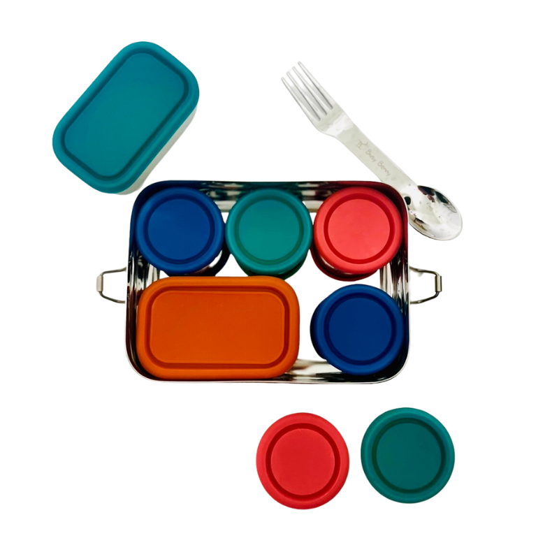 Stainless Steel Food Storage Containers, 5 oz., 2 Ct.