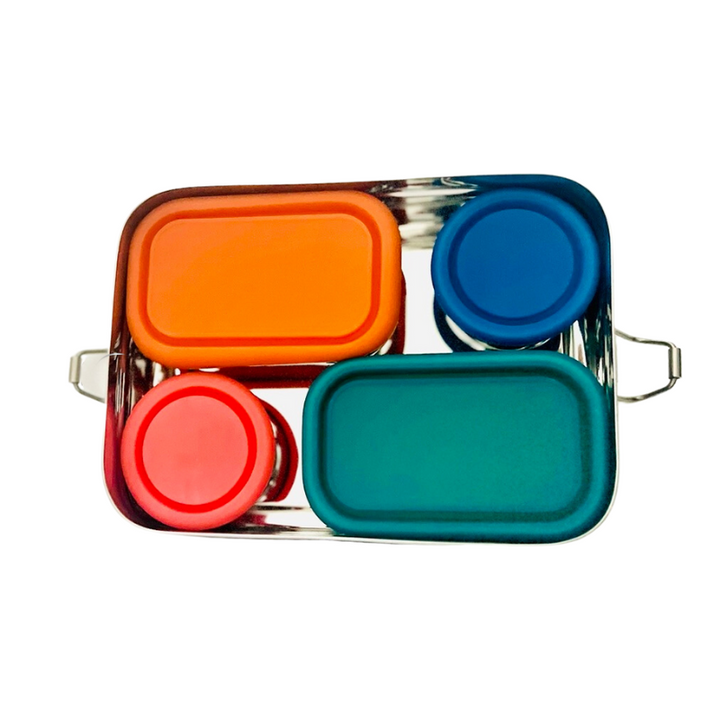 Stainless Steel Food Storage Containers, 5 oz., 2 Ct.