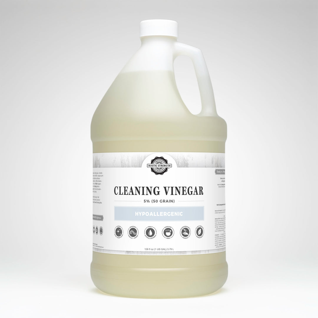 Biodegradable Plant-Based White Cleaning Vinegar, 5% (50-Grain)