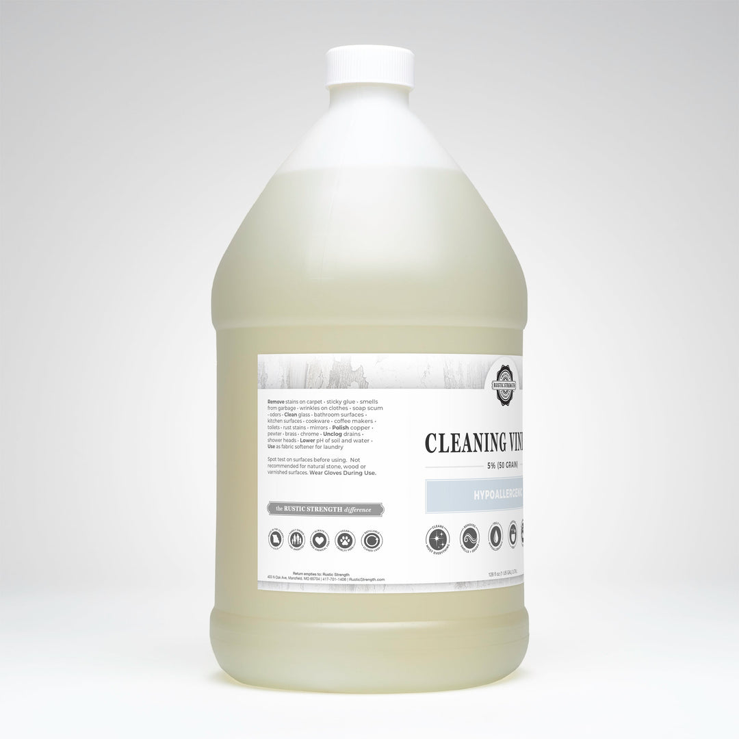 Biodegradable Plant-Based White Cleaning Vinegar, 5% (50-Grain)