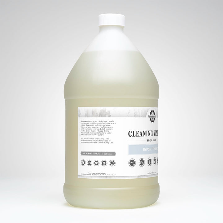 Biodegradable Plant-Based White Cleaning Vinegar, 5% (50-Grain)