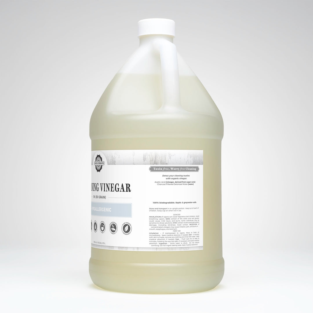 Biodegradable Plant-Based White Cleaning Vinegar, 5% (50-Grain)
