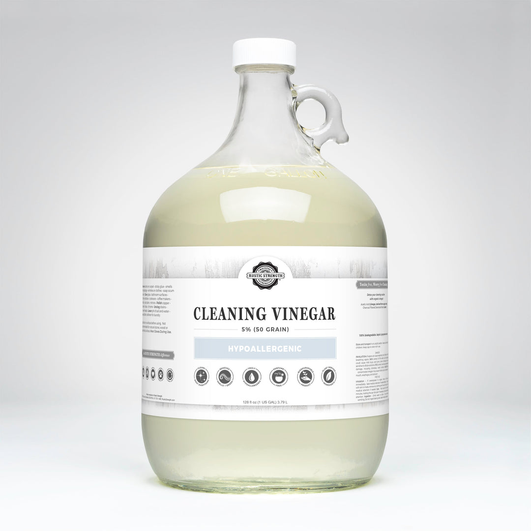 Biodegradable Plant-Based White Cleaning Vinegar, 5% (50-Grain)