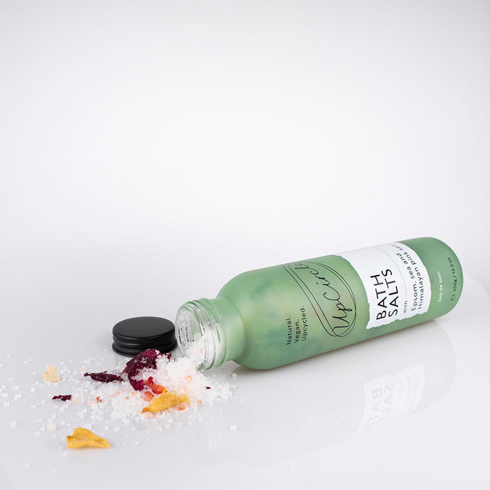 Upcycled Rose Petal Triple Salt Bath Soak