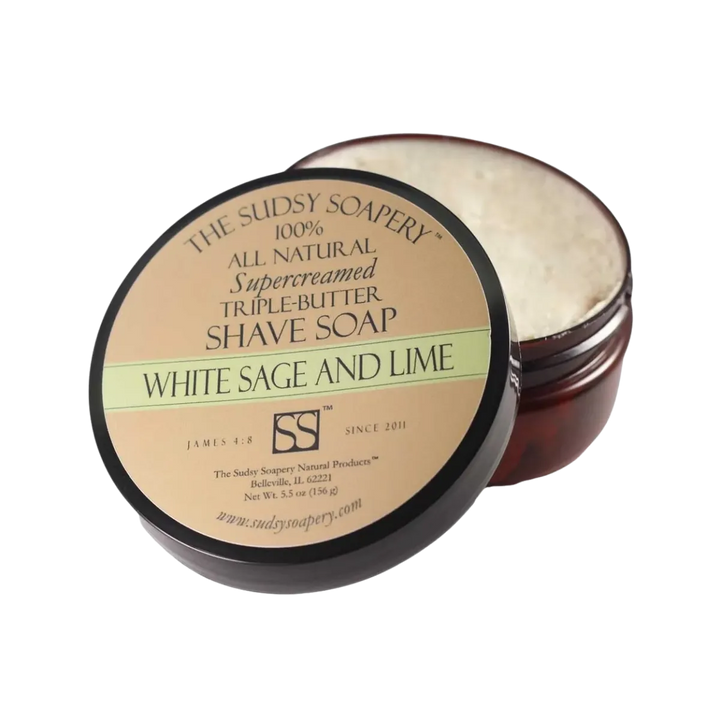 White Sage Lime Shaving Soap