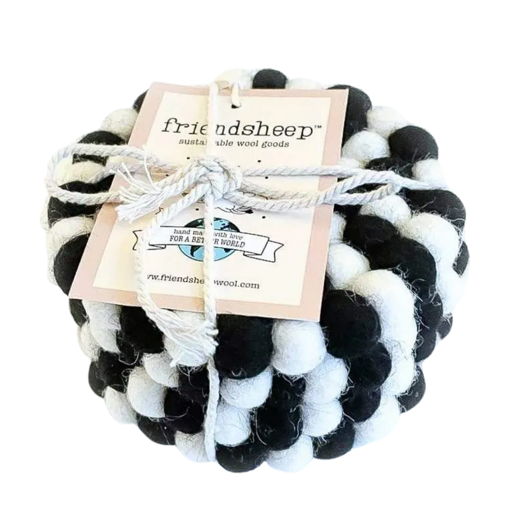 Witch Is In Wool Coaster Set