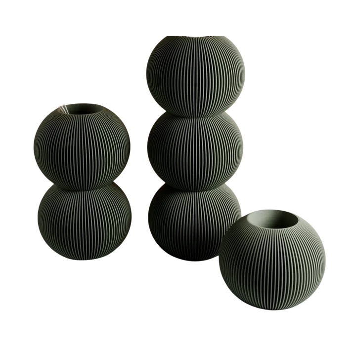 Wood Fiber Bubble Vase