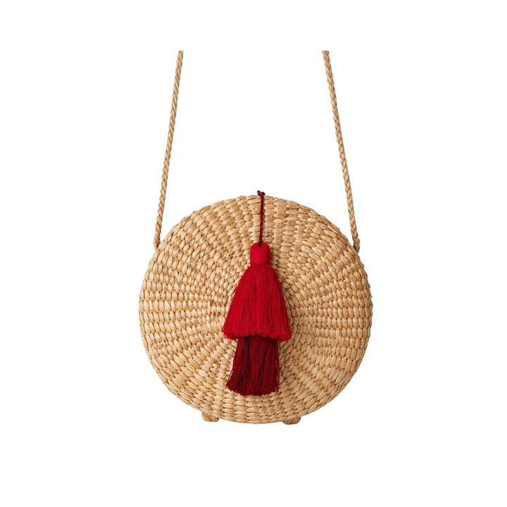 Woven Water Hyacinth Shoulder Bag