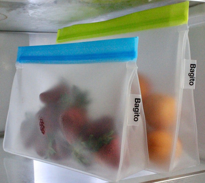 BPA-Free PEVA Stand-Up Food Storage Bags