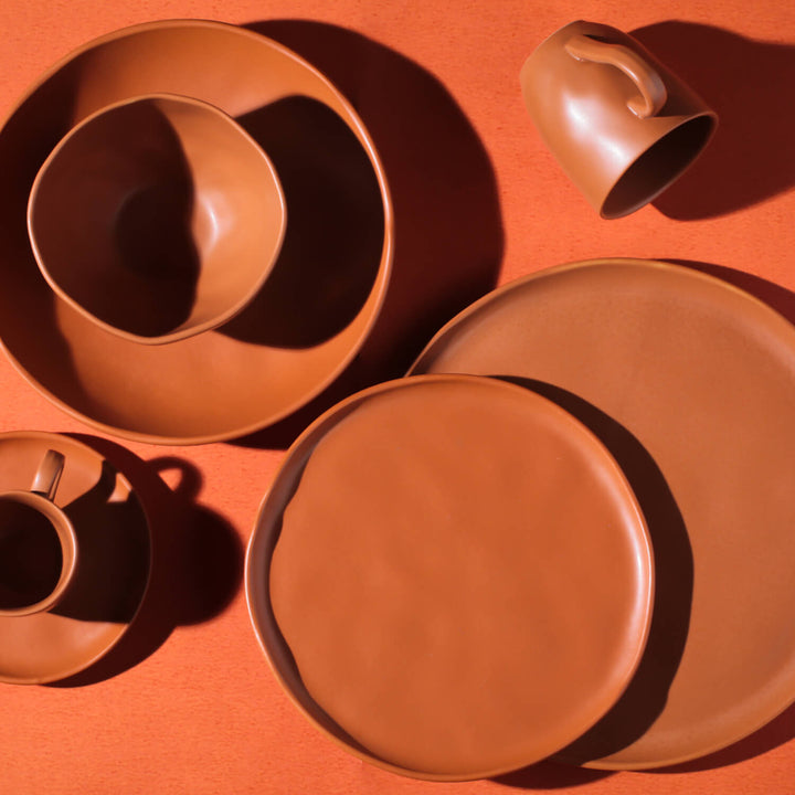 Non-Toxic Porcelain Dessert Dinnerware Set, 6 Ct.
