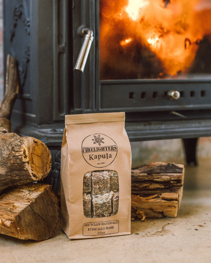 Recycled Wax &amp; Wood Handcrafted Firelighters, 12 Ct.