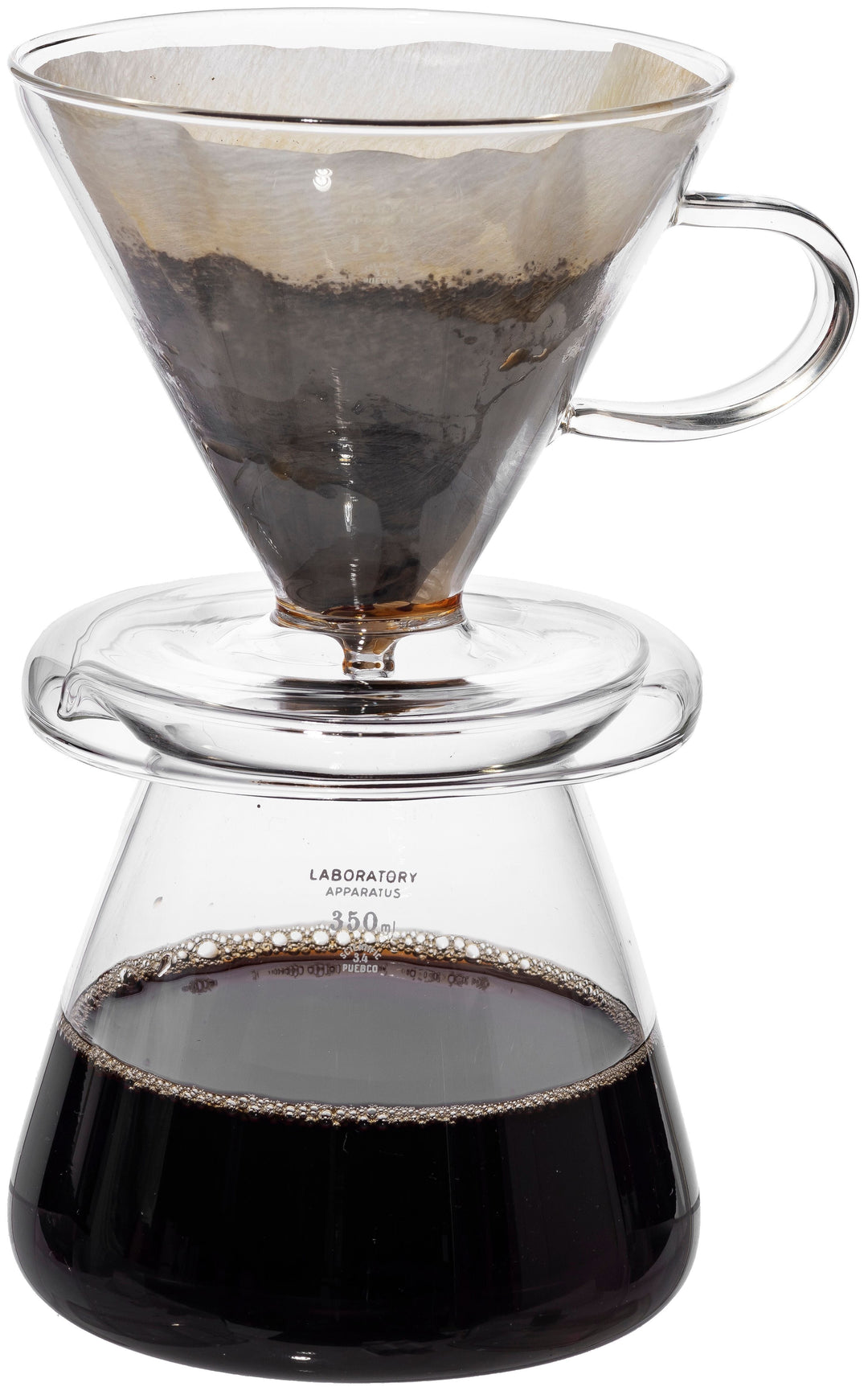 Recycled Borosilicate Glass Pour-Over Dripper Set