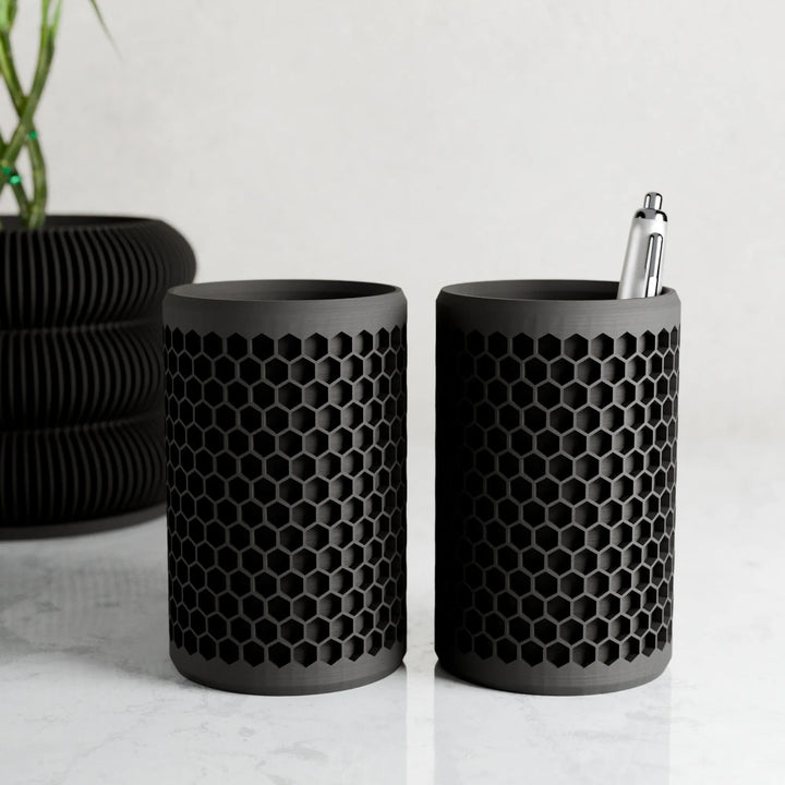 Hexagonal Honeycomb Pencil Holder