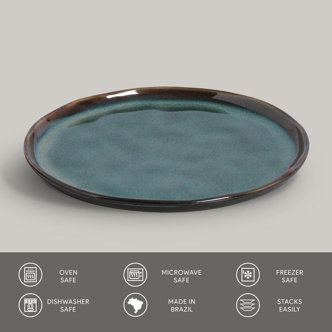 Non-Toxic Porcelain Dessert Dinnerware Set, 6 Ct.