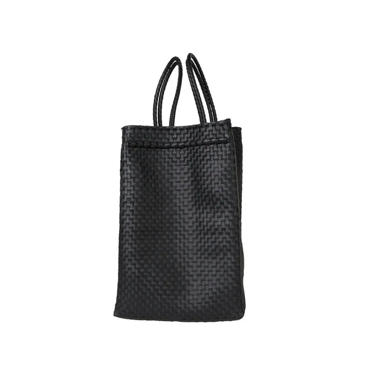 Handwoven Recycled Plastic Maxi Tote, 13.5" x 14"
