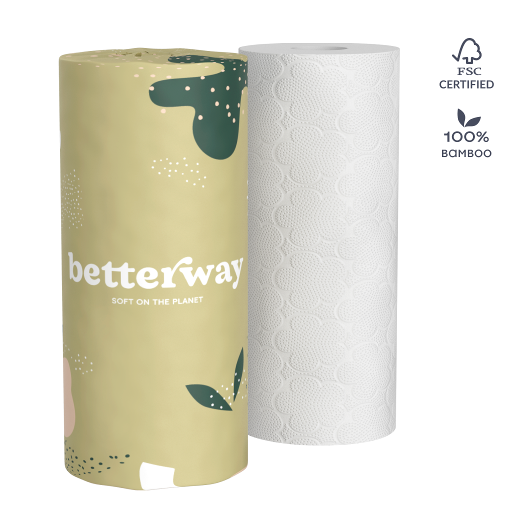 Compostable Bamboo 2-Ply Paper Towels, 6 Ct.