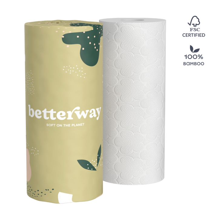 Compostable Bamboo 2-Ply Paper Towels, 6 Ct.